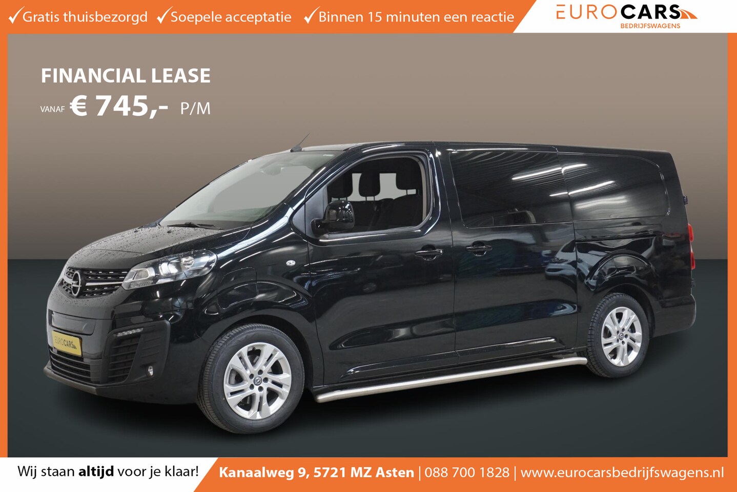 Opel Vivaro E L Kwh Persoons Dubbele Cabine Lang Aut Airco Navi