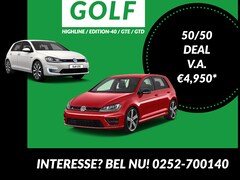 Volkswagen Golf - 10X DIVERSE UITVOERINGEN NIEUW BINNEN GRATIS 1JAAR RENTEVRIJ LENEN V.A. €4, 950