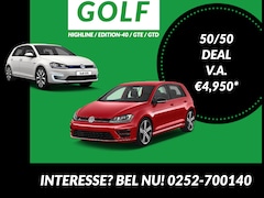 Volkswagen Golf - 10X DIVERSE UITVOERINGEN NIEUW BINNEN GRATIS 1JAAR RENTEVRIJ LENEN V.A. €4, 950