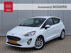 Ford Fiesta - 1.0 EcoBoost 100 Pk Titanium Airco, Voorruitverwarming, Stoelverwarming, 16"Lm, Apple Carp