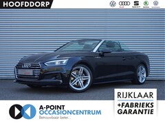 Audi A5 Cabriolet - 2.0 TFSI 190pk S-Line / Automaat / LED / Lederen sportstoelen / MMI Plus navigatie / Adapt