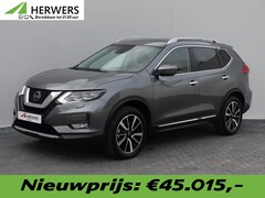 Nissan X-Trail - 1.3 DIG-T Tekna 7p. AUTOMAAT | Leder | Cruise | navigatie | 360 camera | Keyless | Schuif
