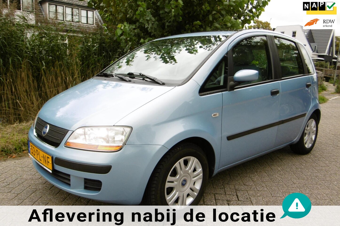 Fiat Idea - 1.4-16V Emotion Airco Trekhaak Schuifdak Hoge instap 142.000km NAP - AutoWereld.nl