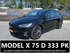 Tesla Model X - 75D Autopilote 7 Persoons Half leer 333 pk 4% Bijtelling