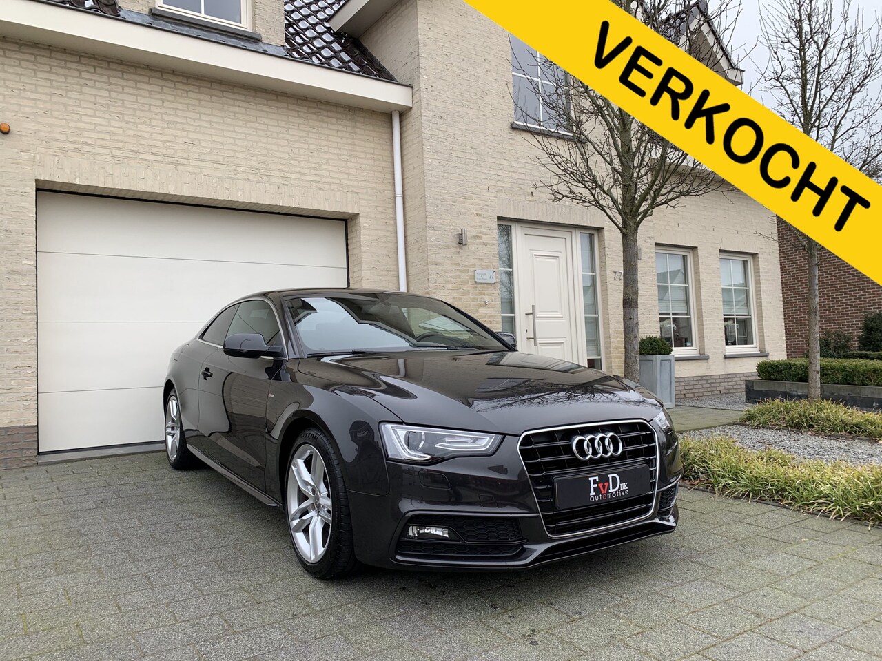 Audi A5 Coupé - 1.8 TFSI 170pk Aut 2x S-line Navi Xenon\Led Sportleder Pdc 62dkm in Nieuwstaat - AutoWereld.nl