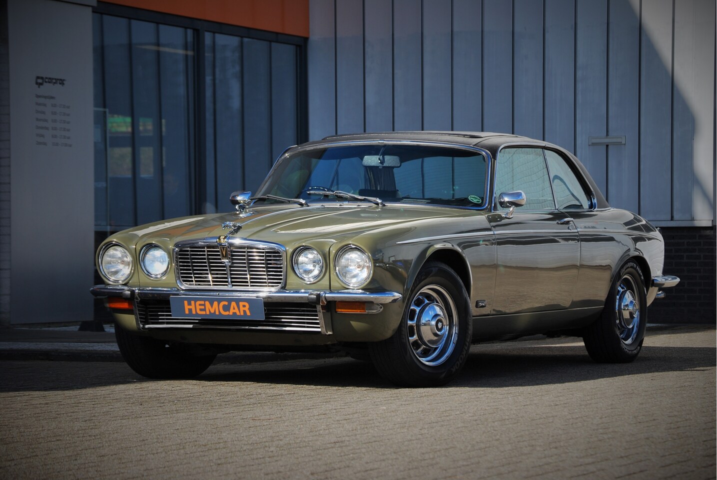 Jaguar XJ 5.3 V12 Coupé Groot schuifdak, groen leer 1976 Benzine