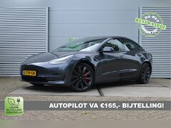 Tesla Model 3 - Long Range Performance AutoPilot, incl. BTW