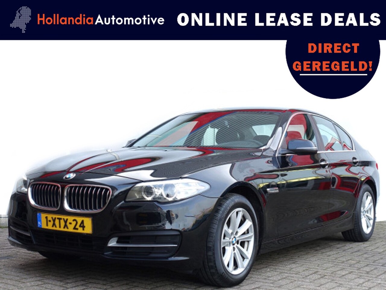 BMW 5-serie 520D Aut8 191pk HIGH EXECUTIVE (xenon, navi pro, pdc) 2014  Diesel - Occasion te koop op AutoWereld.nl