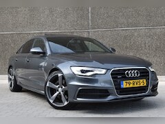 Audi A6 - 3.0 TDI 245PK QUATTRO 3X S-LINE LEDER SCHUIFDAK 20"