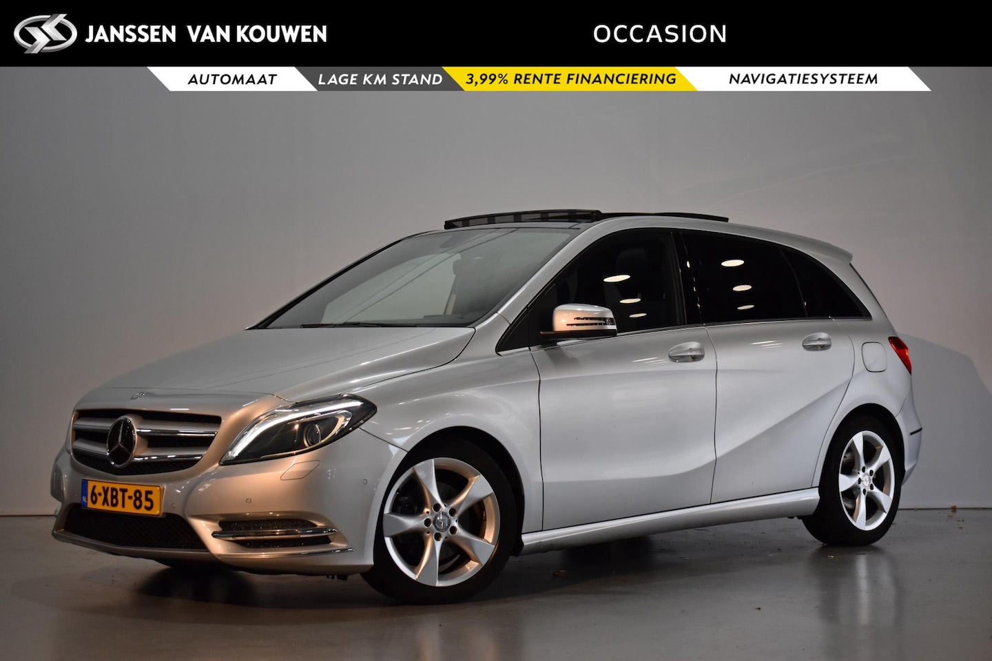 Mercedes-Benz B-klasse - 180 Ambition Comfort AUT / Navi / Xenon / Schuifdak / Prachtig! - AutoWereld.nl