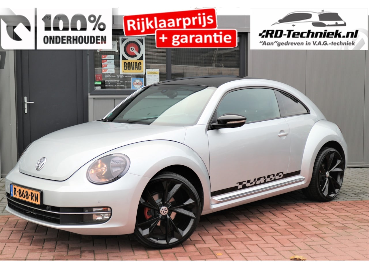 Volkswagen Beetle - 1.2 TSI 77KW 105PK Design Navigatie , Cruisecontrol, Parkeersensoren , Stoelverwarming, 20 - AutoWereld.nl