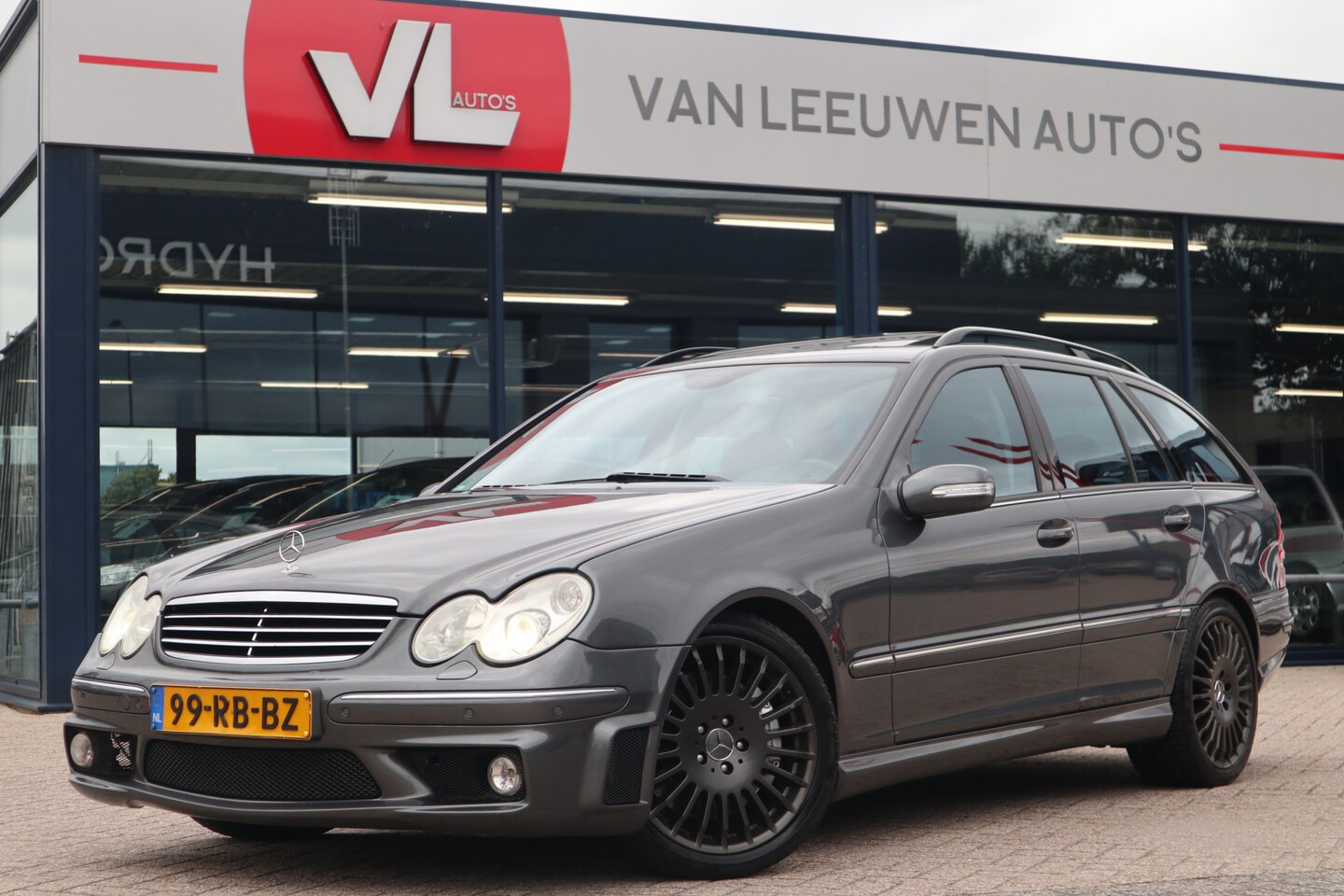 Mercedes-Benz C-klasse Combi 55 AMG | B\u0026O | Schuif/kantel dak | 18 INCH |  Leder | Automaat | NWE APK 2005 Benzine - Occasion te koop op AutoWereld.nl