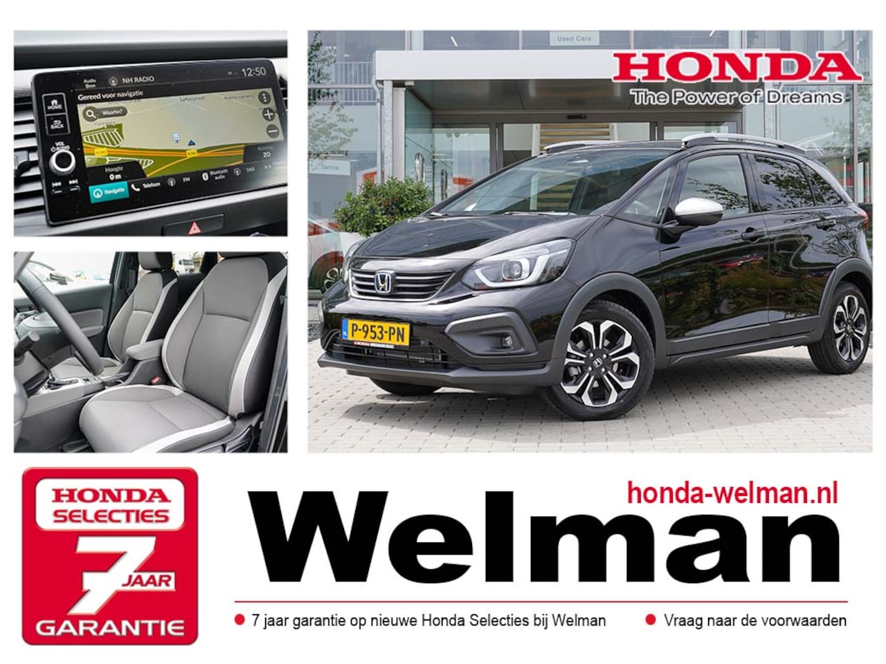 Honda Jazz - 1.5i E:HEV CROSSTAR - HYBRID - AUTOMAAT - DEMO - AutoWereld.nl