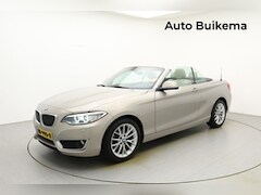 BMW 2-serie Cabrio - 218i Aut Luxury Line -Navi Prof -Harman/Kardon -Leer -Sportstoelen -Comforttoegang -Camera