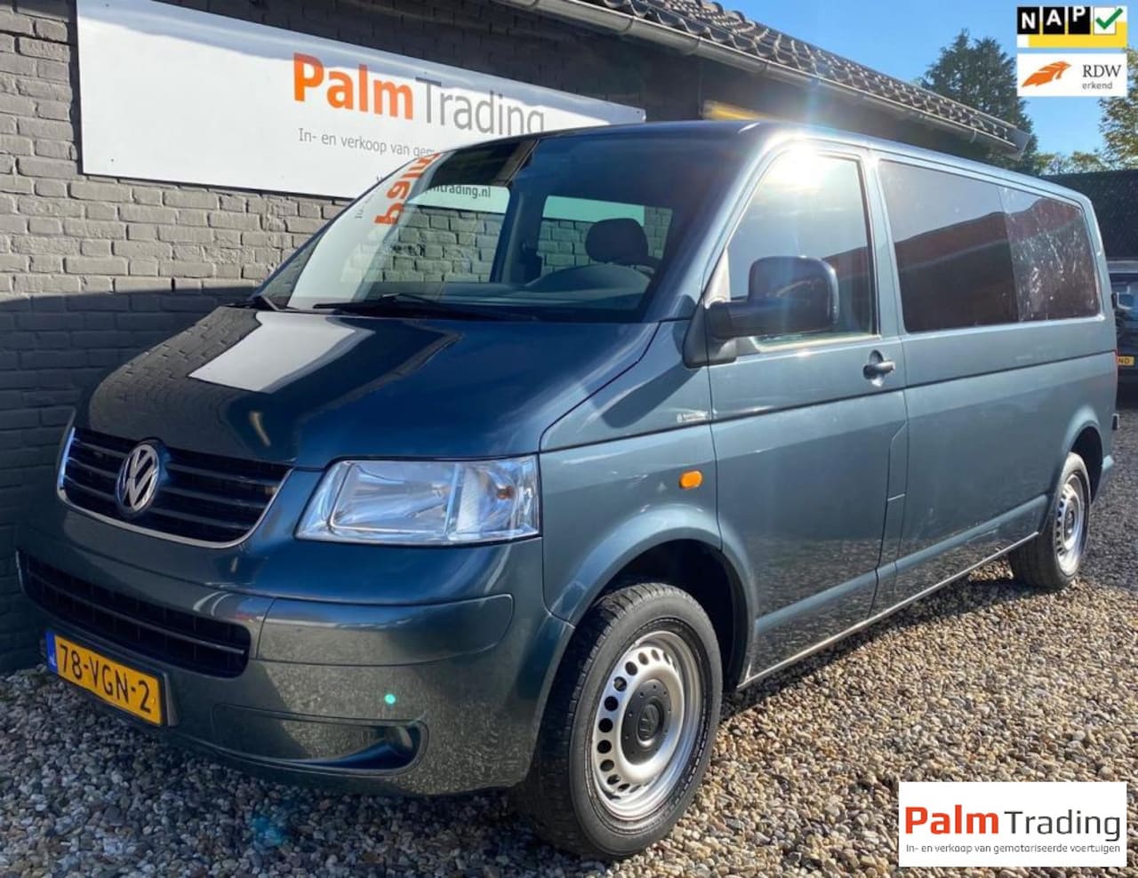 Volkswagen Transporter - 2.5 TDI 340 Trendline DC 2007 AIRCO NAP - AutoWereld.nl