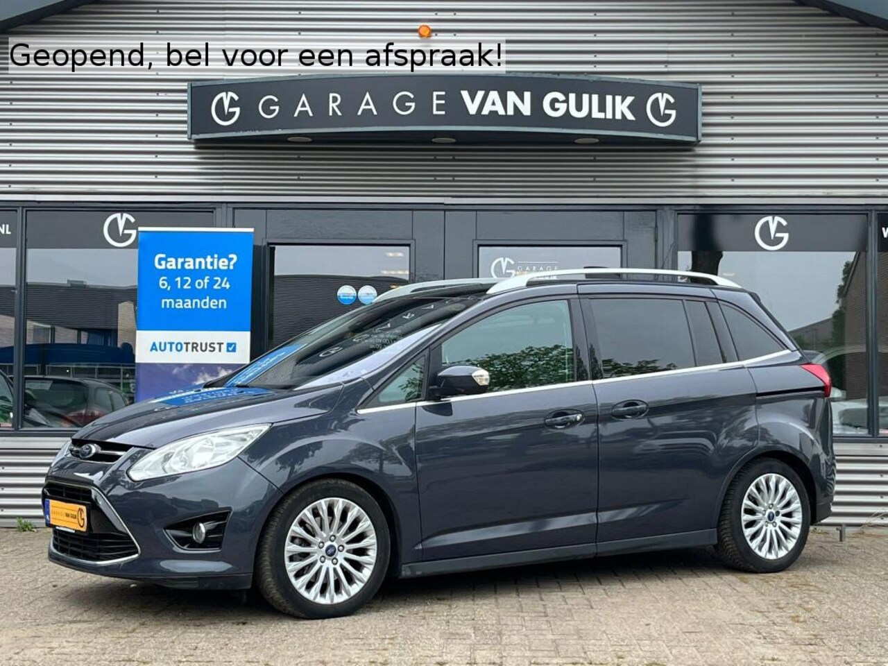 Ford C-Max - Grand C-MAX 1.6 150PK 7pers,Navi,Panodak,Cruise,Trekhaak,Clima,Camera,Pdc,Stoelverw., - AutoWereld.nl