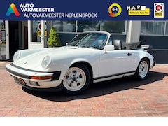 Porsche 911 Cabrio - 3.2 cabrio 207pk Bj 1986 Airco, 16inch Matching numbers auto. Certificate of Authenticity