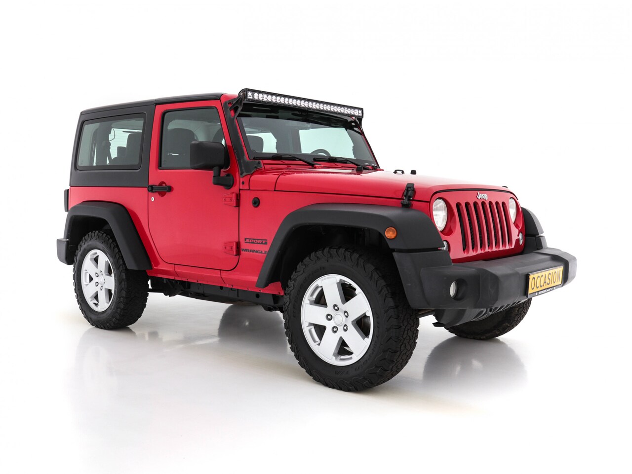 Jeep Wrangler Unlimited - 2.8 CRD ATX 4WD CABRIO HARDTOP Euro 6 AUT. *AIRCO+CRUISE+LED-BAR* - AutoWereld.nl