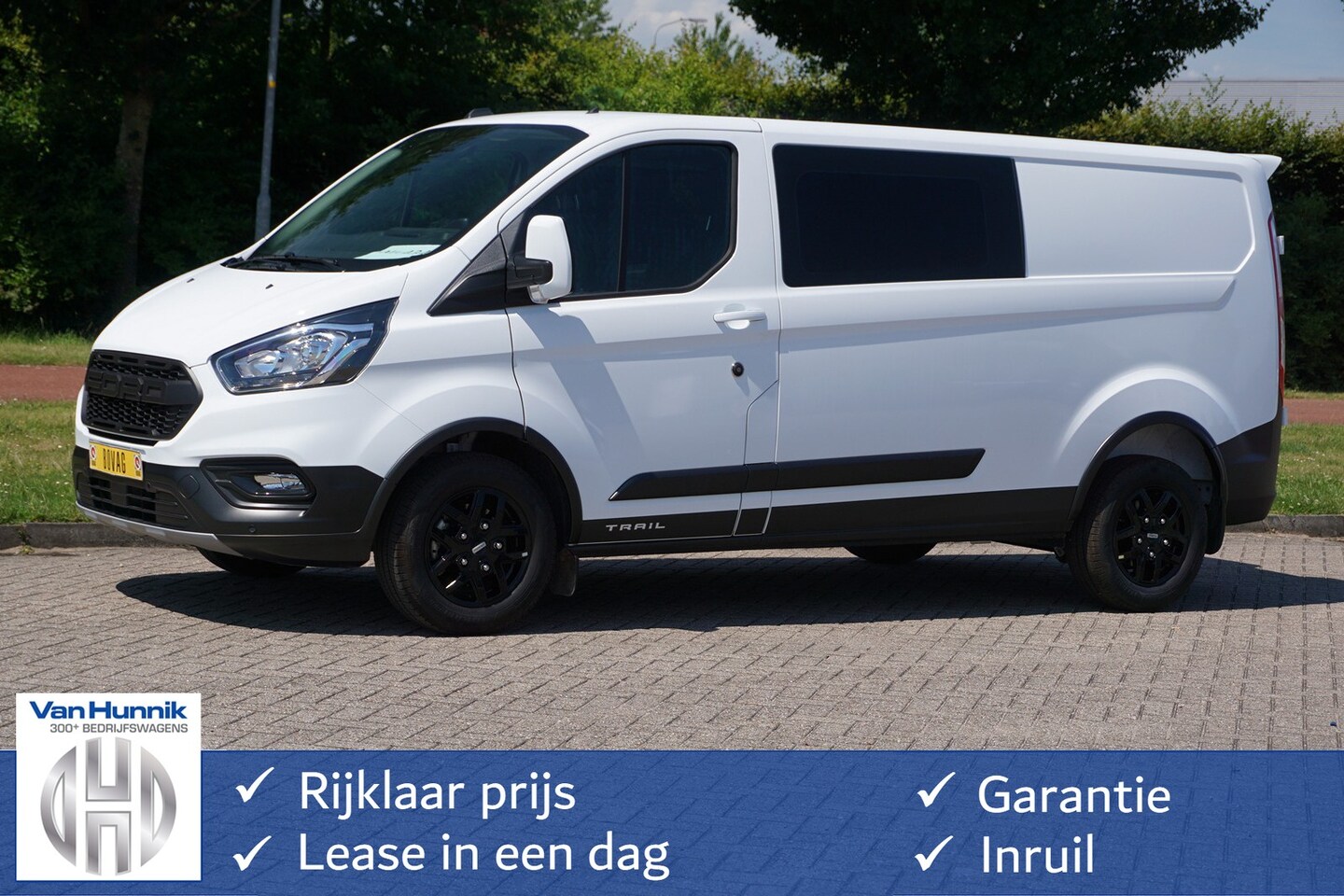 Ford Transit Custom 320L Trail 170PK Dubbel Cabine Leder, Airco, Cruise,  Navi, Camera 16\