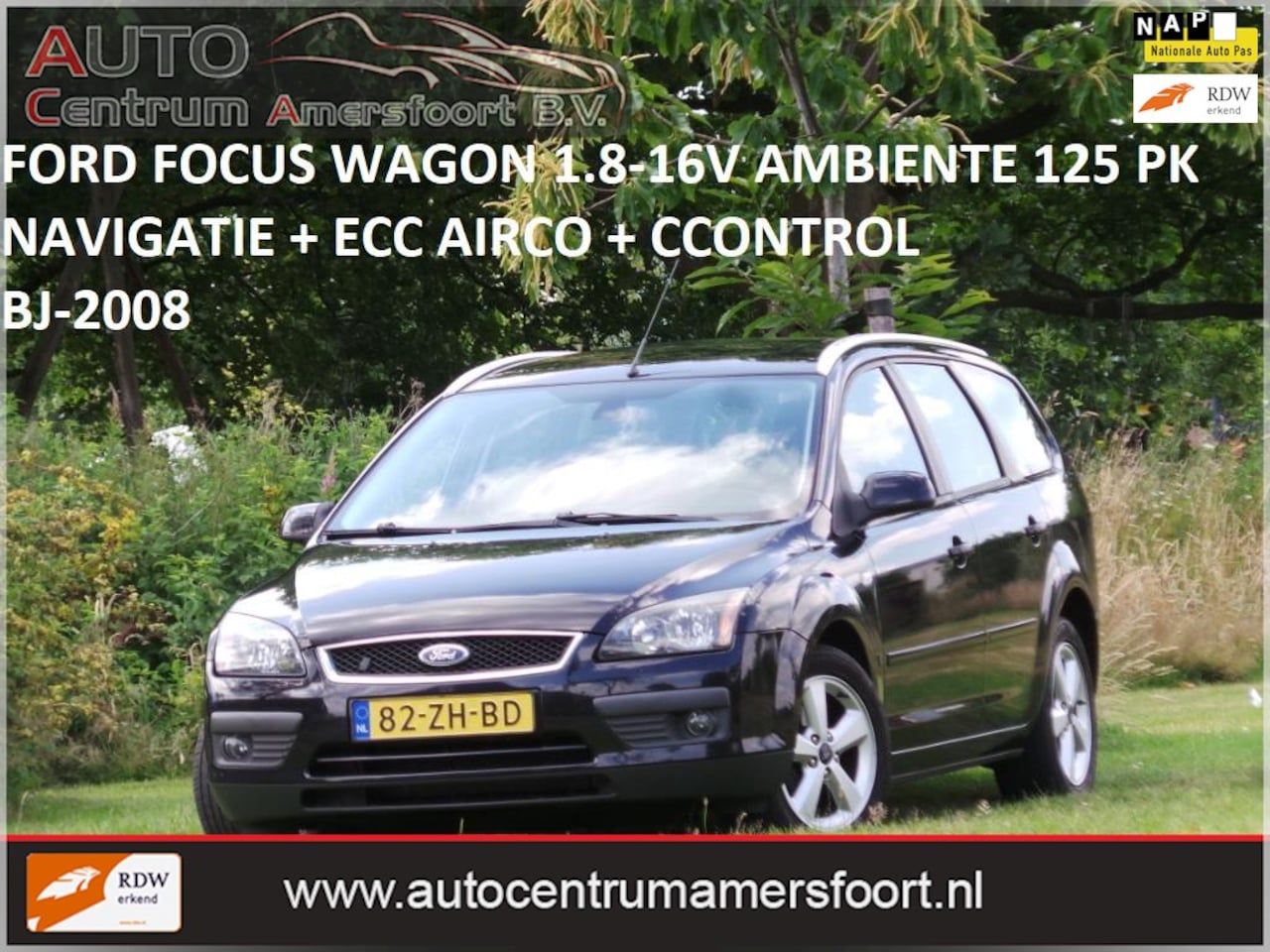 Ford Focus Wagon - 1.8-16V Ambiente FlexiFuel 1.8-16V Ambiente Flexifuel ( 1e EIGENAAR + INRUIL MOGELIJK ) - AutoWereld.nl