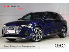Audi e-tron - 50 quattro S edition 71 kWh 22" lm B&O Pano LED Luchtvering Navi+ Smartphone interface