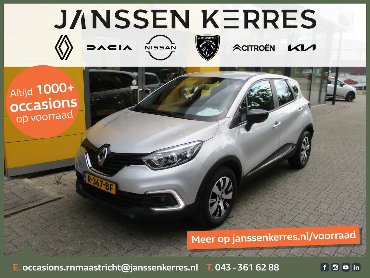 Renault Captur TCe 90PK Limited AIRCO-ECC / NAVI / PARKEERSENSOREN /  STOELVERWARMING 2019 Benzine - Occasion te koop op AutoWereld.nl