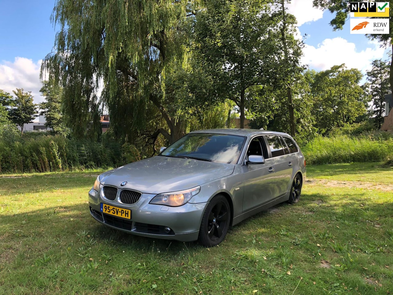 BMW 5-serie Touring - 525d Corporate Clima.Navi.Leder - AutoWereld.nl