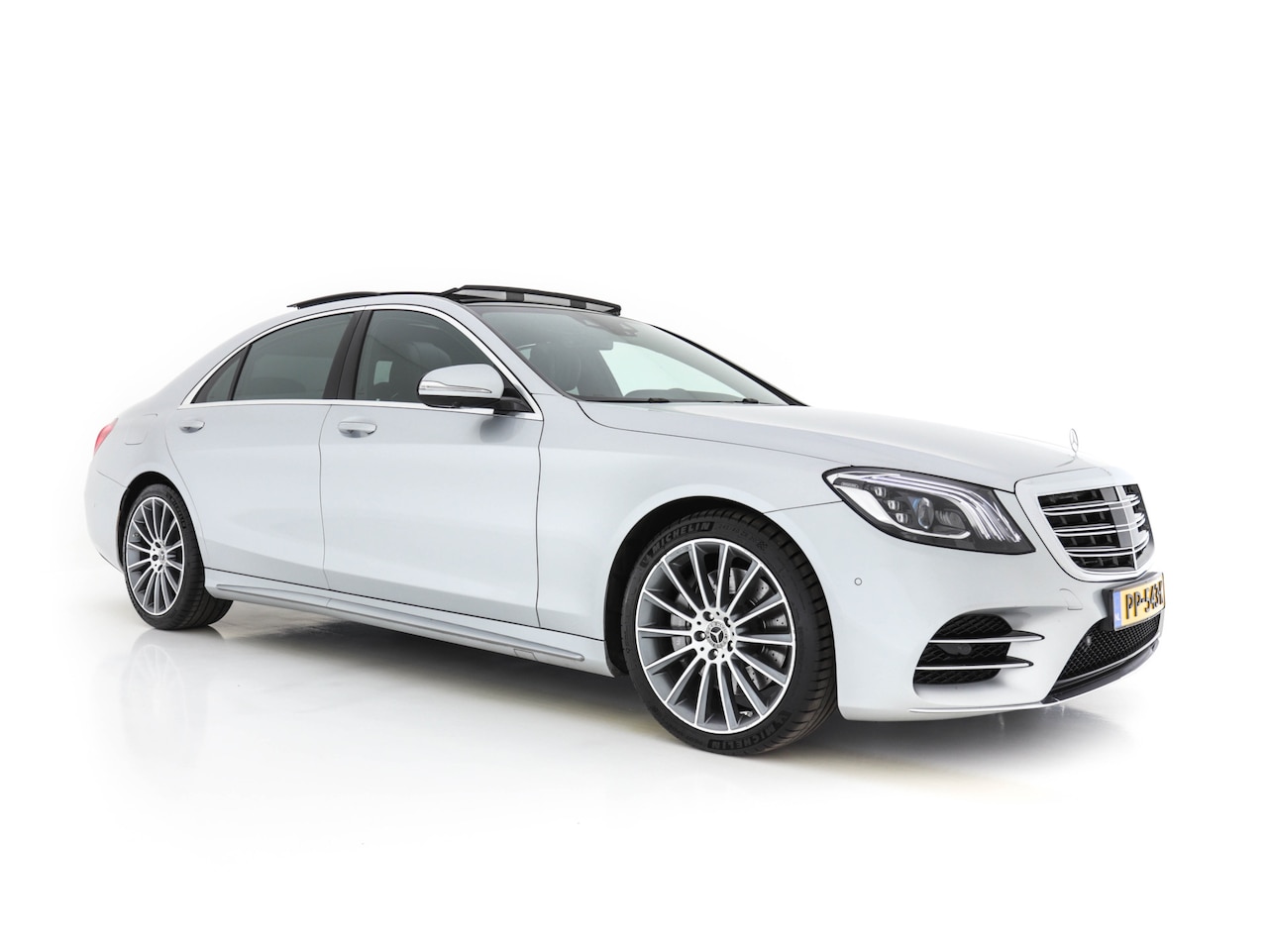 Mercedes-Benz S-klasse - 400d 4Matic Lang AUT. *PANO+DISTRONIC+BURMESTER+360-CAMERA+KEYLESS+BLIND-SPOT+AIRMATIC+VOL - AutoWereld.nl