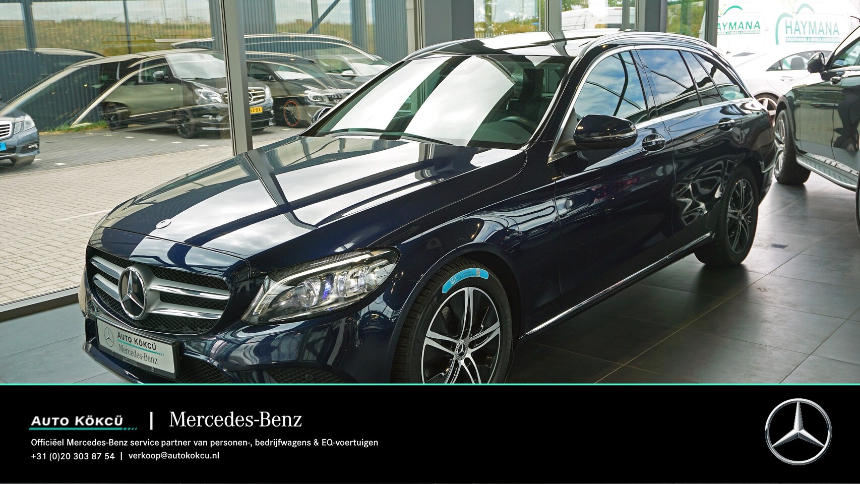 Mercedes-Benz C-klasse Estate - 200 Premium Plus Pack Pano / Multiebeam / Dig combie instrm./Camera / Dodehoek, Leer - AutoWereld.nl