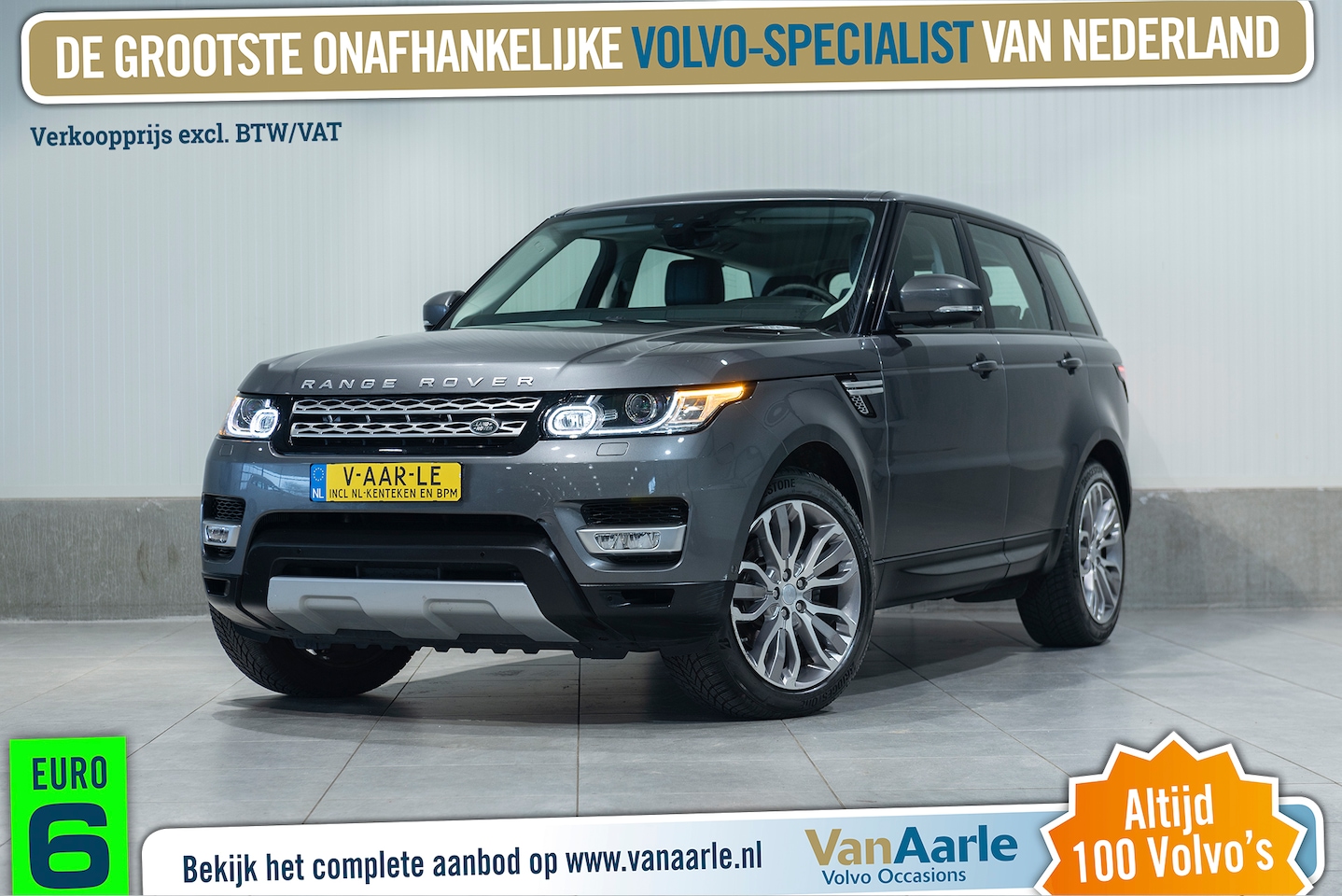 Land Rover Range Rover Sport - 3.0 TDV6 HSE COMMERCIAL EX.BTW Navigatie Leder 249pk - AutoWereld.nl