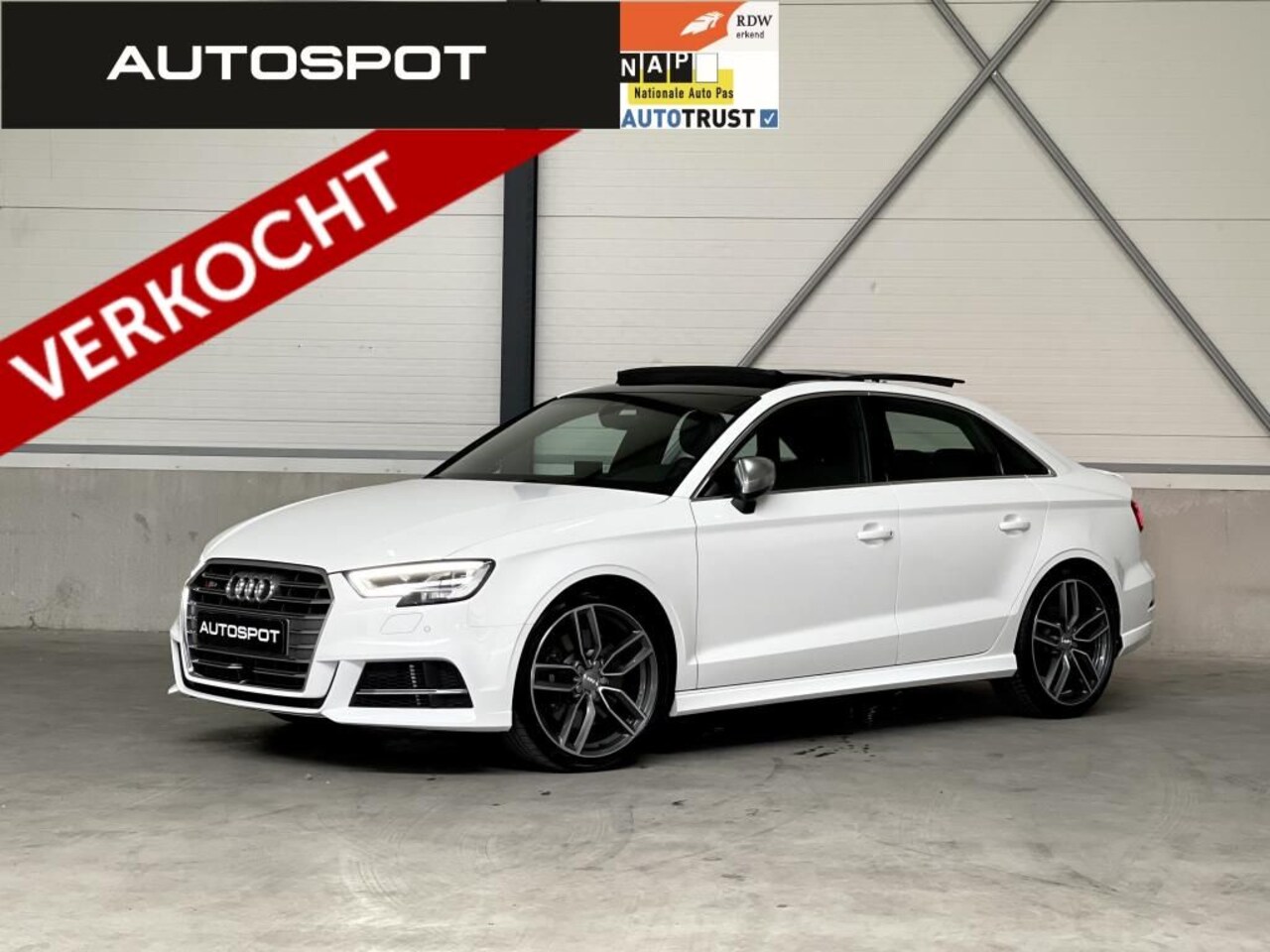 Audi S3 Limousine 2.0 TFSI Quattro 310PK PANO VIRTUAL ACC 2017 Benzine ...