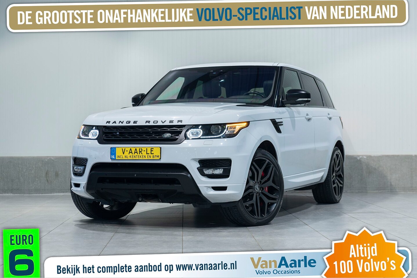 Land Rover Range Rover Sport - 4.4 Aut. Euro6 SDV8 INCL.BTW Autobiography Vogue Leder Navigatie 339pk - AutoWereld.nl