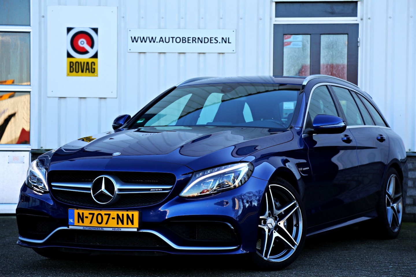 Mercedes-Benz C-klasse Estate - 63 AMG 4.0 V8 476PK Aut.*Perfect Mercedes Onderh.*BTW Auto*Performance Seats/Carbon/Navi/M - AutoWereld.nl