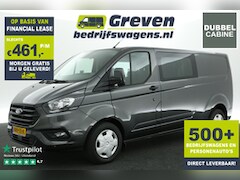 Ford Transit Custom - 320 2.0 TDCI L2H1 Trend 170PK Dubbele Cabine Automaat Airco Cruise Camera PDC 5 Persoons M