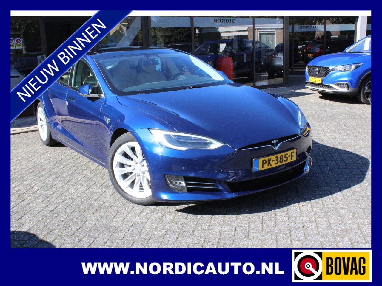 Tesla Model S - 100D / PANORAMADAK / NAVIGATIE / 418PK / INCL. BTW PRIJS EX € 53.675.00 - AutoWereld.nl
