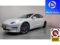 Tesla Model 3 - Standard RWD Plus EX BTW | Full Self Driving | Panodak | Wit Metallic | 1e Eigenaar |