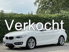 BMW 2-serie Cabrio - 220i High Exe | Sport Line | Stoelverw. | Navi Prof. | M-Sport stuur | PDC voor + achter