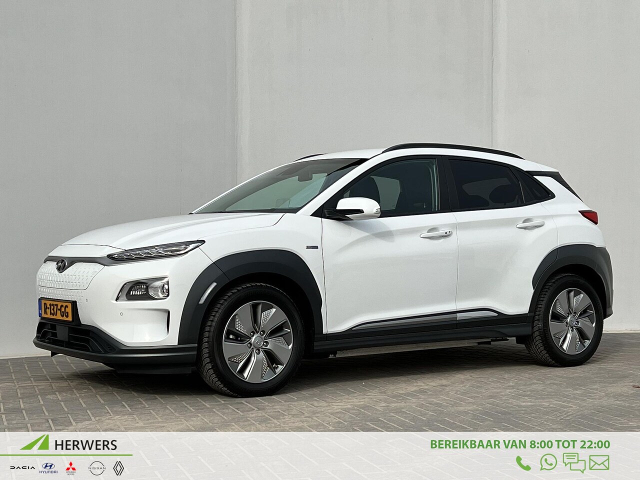 Hyundai Kona - EV Fashion 64 kWh Automaat / Fabrieksgarantie tot 30-03-2026 / Bijtelling 12 % / NEDC bere - AutoWereld.nl