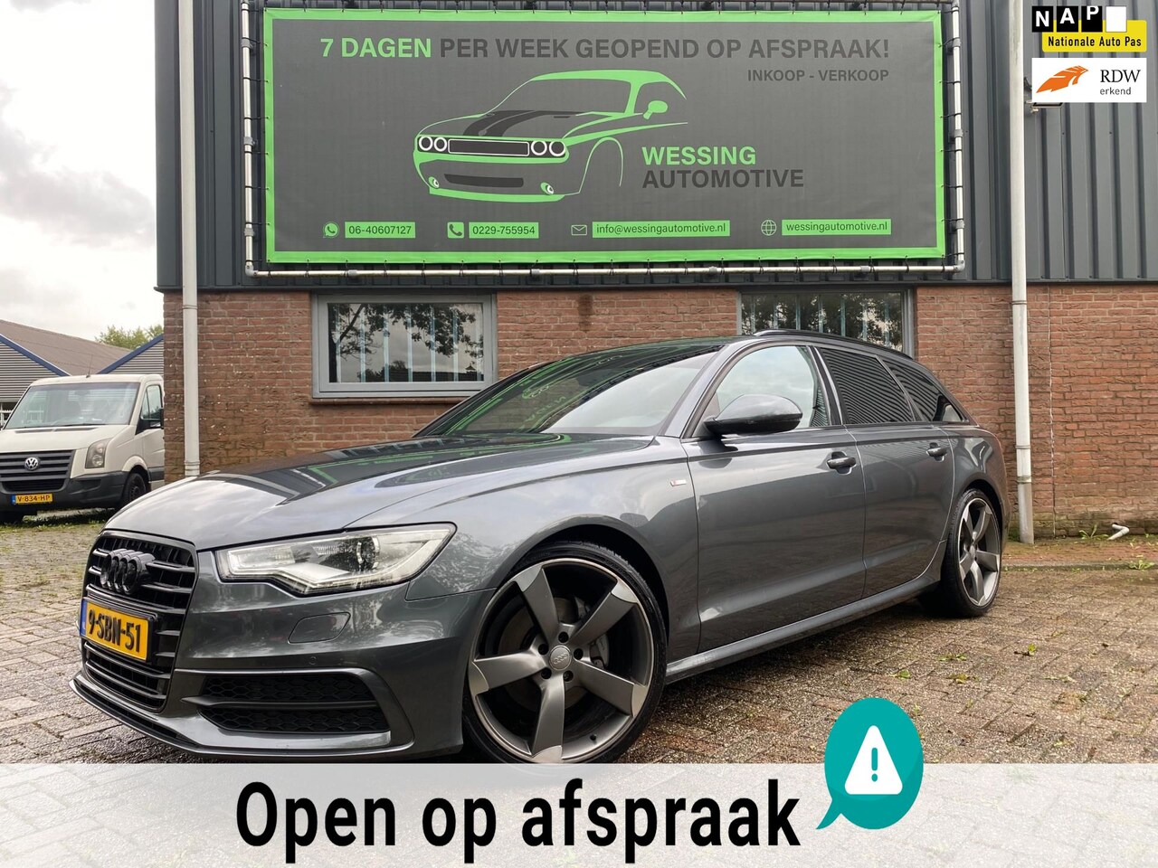 Audi A6 Avant - 2.0 TFSI | S-line | 20" rotor | automaat | chroom delete - AutoWereld.nl