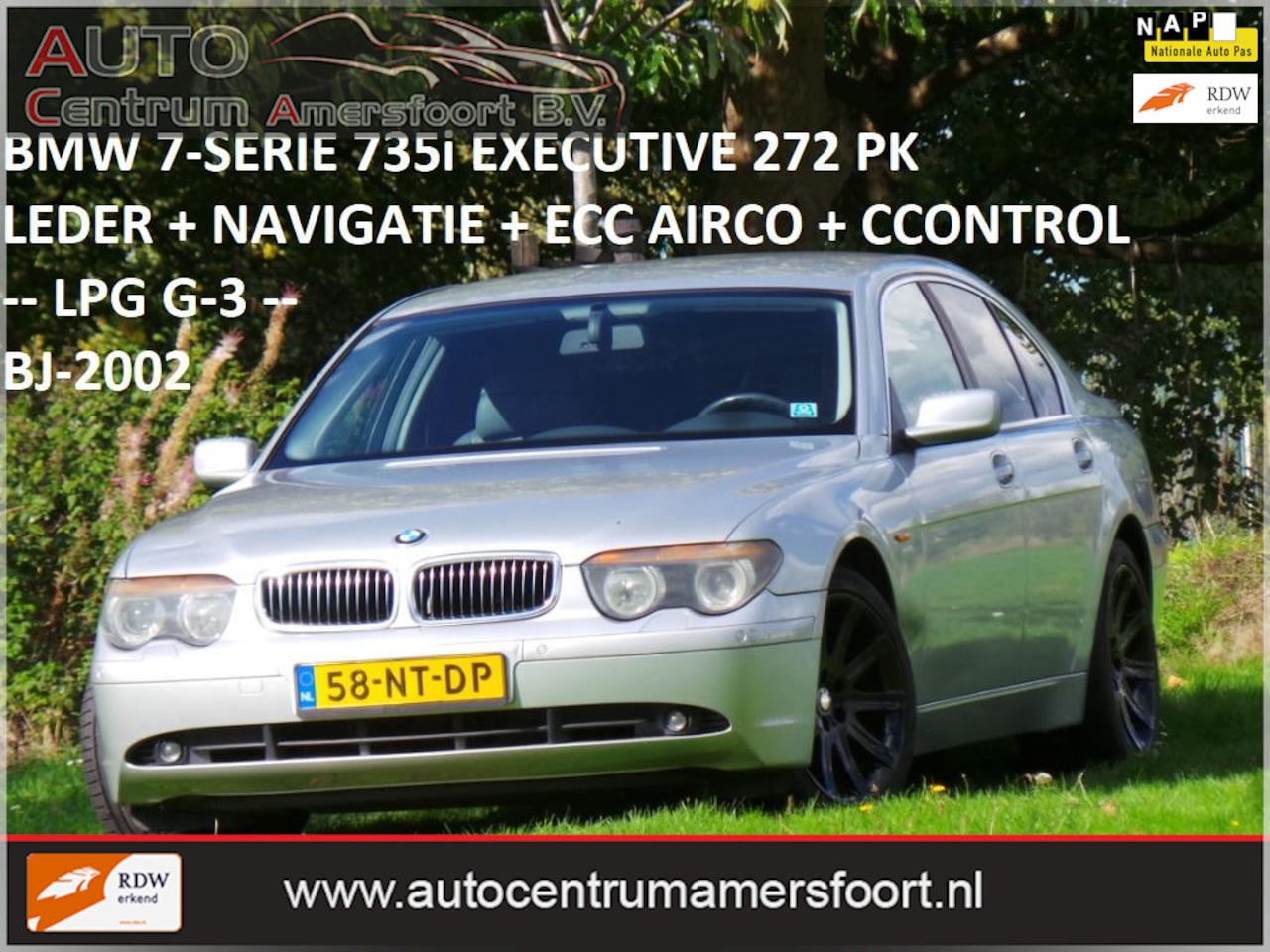 BMW 7-serie - 735i Executive 735i Executive ( LPG G-3 + INRUIL MOGELIJK ) - AutoWereld.nl