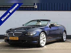 BMW 6-serie Cabrio - 630i High Executive Leer | PDC | Cruise | Clima | Sport Automaat ( Vestiging - Nieuwegein