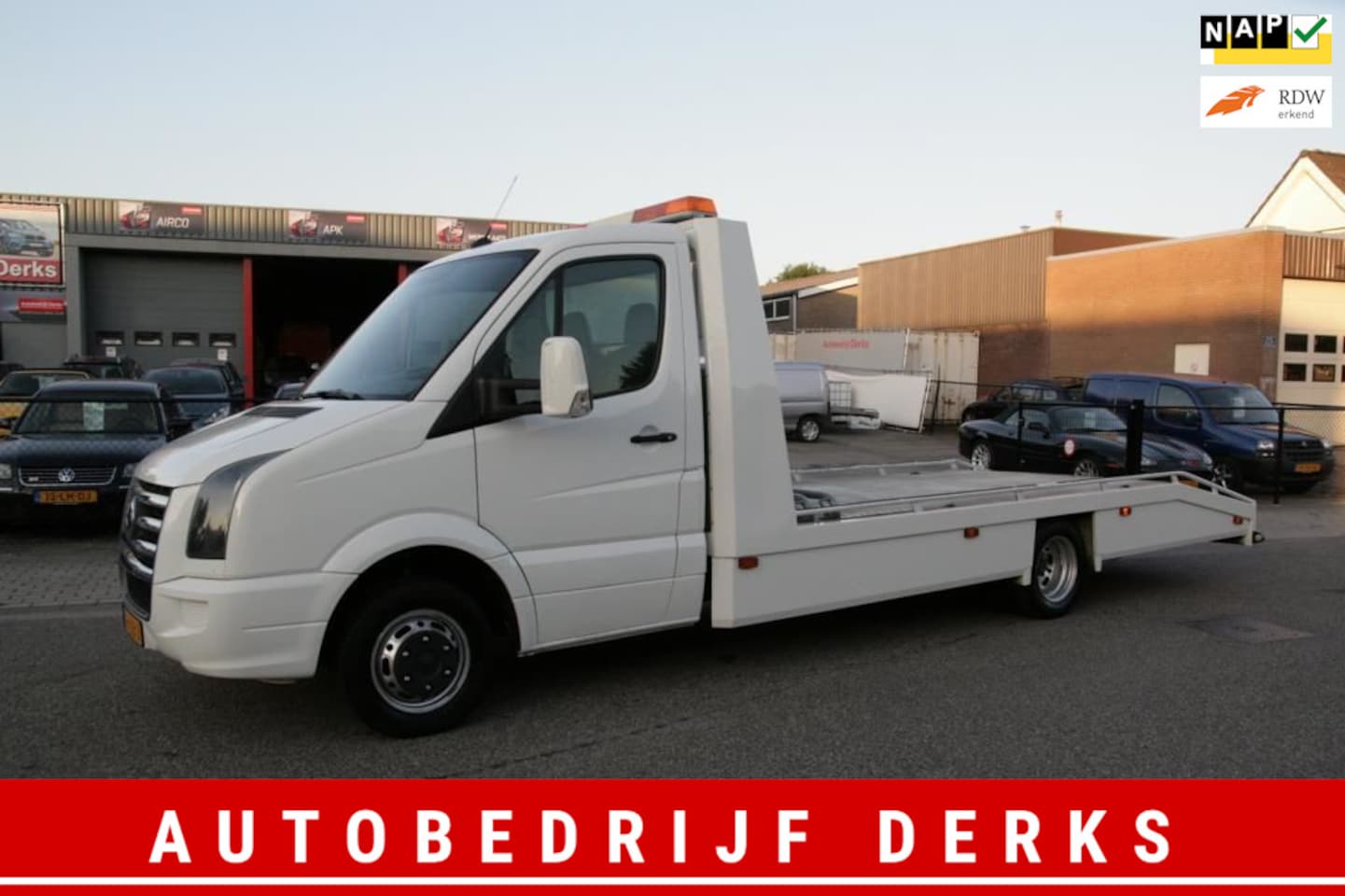 Volkswagen Crafter - 2.5 TDI Lang 2007 Airco Navi Oprijwagen Autotransporter - AutoWereld.nl