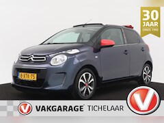 Citroën C1 - 1.0 e-VTi Airscape Feel | Org Ned | Cabriodak | 15" Lichtmetalen Velgen | Rode Accenten