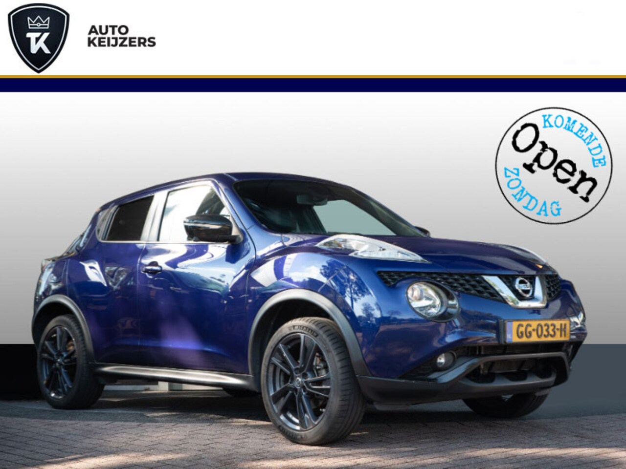 Nissan Juke - 1.2 DIG-T S/S Connect Edition Navi Keyless Cruise 360 Camera Clima 18''LM Zondag a.s. open - AutoWereld.nl