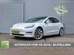 Tesla Model 3 - Performance AutoPilot+FSD, incl. BTW