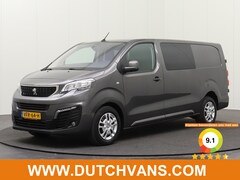Peugeot Expert - 2.0BlueHDI 180PK Automaat Long Asphalt Dubbele Cabine | Airco | Camera | Trekhaak | Privac