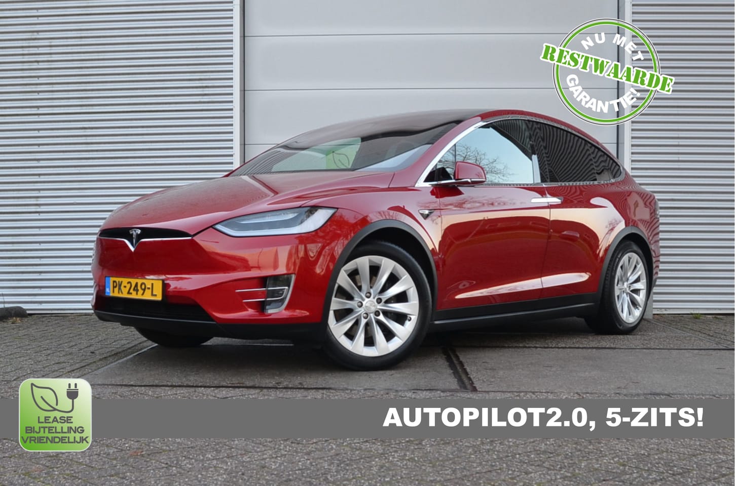 God Laat je zien Dictatuur Tesla Model X 75D (4x4) AutoPIlot2.0, incl. BTW 2017 Elektrisch - Occasion  te koop op AutoWereld.nl