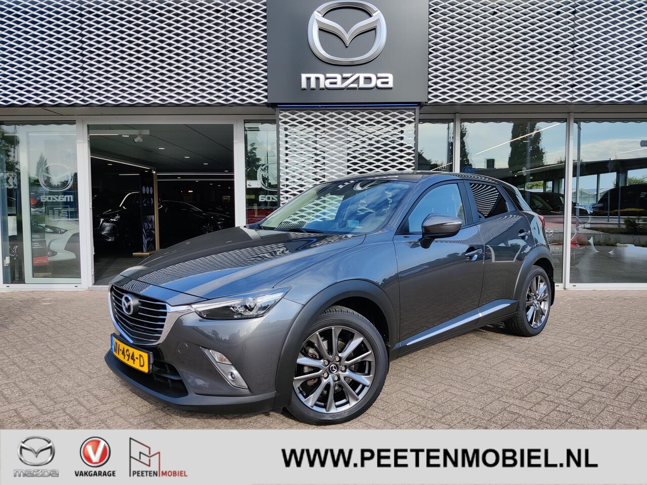 Mazda CX-3 - 2.0 SkyActiv-G 120 GT-Luxury | LEDER | NAVIGATIE | ELEK. STOEL | CAMERA | RIJKLAARPRIJS - AutoWereld.nl