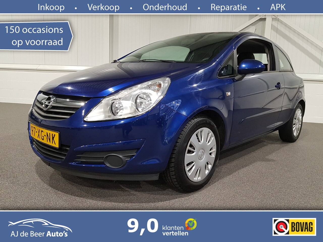 Opel Corsa - 1.2i 16v Enjoy Airco | El. ramen | Metallic - AutoWereld.nl