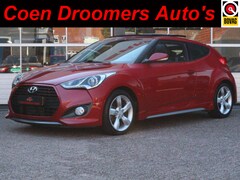 Hyundai Veloster - 1.6 T-GDI i-Catcher Cruise Contr, Climate Contr, Panorama, Leder, Bluetooth, Isofix, LM"17